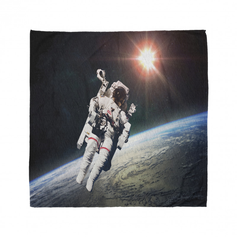 Astronaut with Sun Beams Bandana