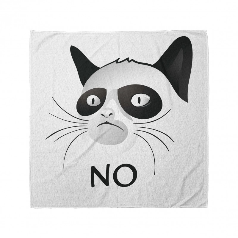 Grumpy Face Famous Cat Bandana