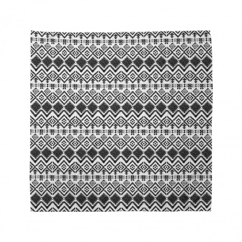 Geometrik Bandana Şık Etnik Desenli