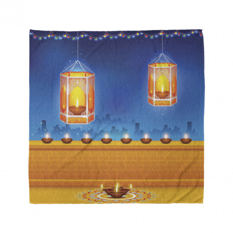 Diwali Night Candles Bandana