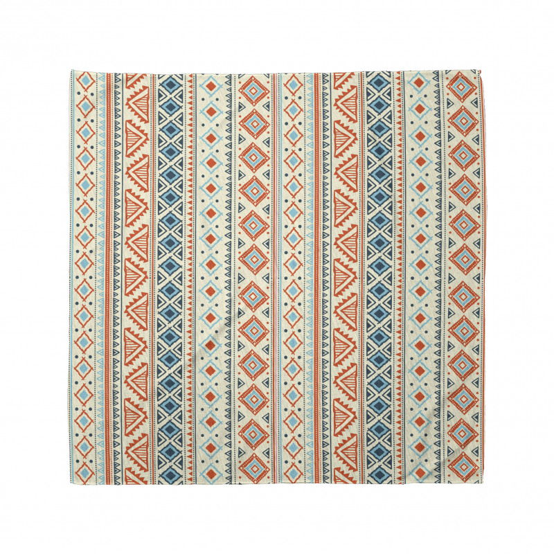 Tribal Bandana Etnik Geometrik Desenli