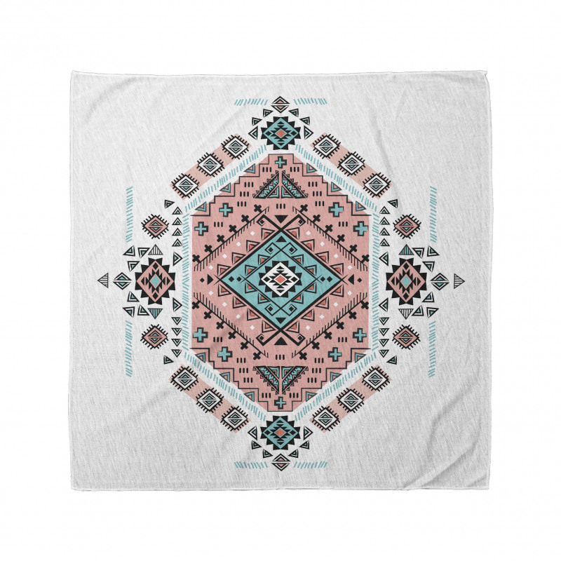 Geometrik Bandana Etnik Kilim Boho Hippi Motifli