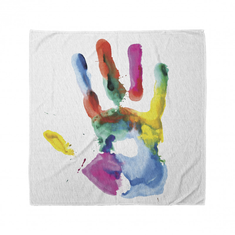 Colored Human Hand Bandana