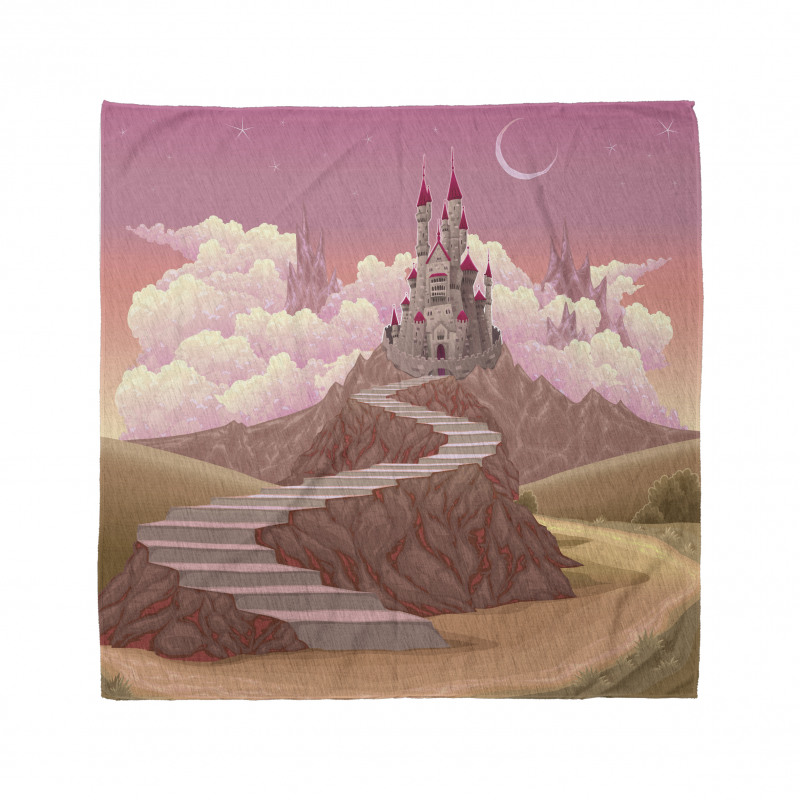 Hill Sunset Castle Bandana