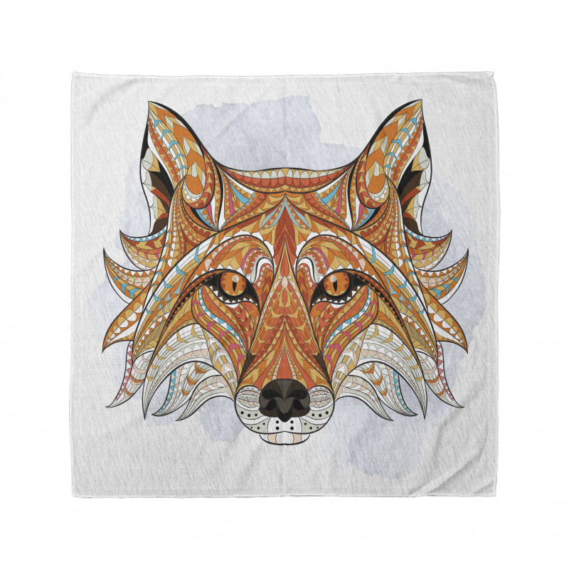 Geometric Fox Portrait Bandana