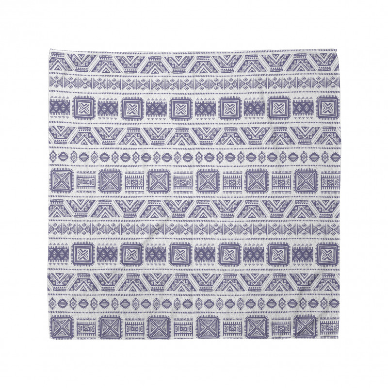 Etnik Bandana Tribal Otantik Etnik Geometrik Desenli