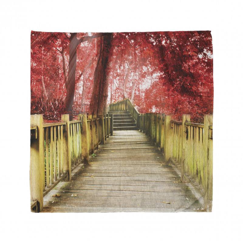 Rustic Wooden Walkway Bandana