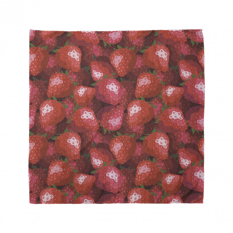 Strawberries Ripe Fruits Bandana