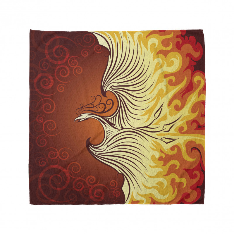 Phoenix Bird in Flame Bandana