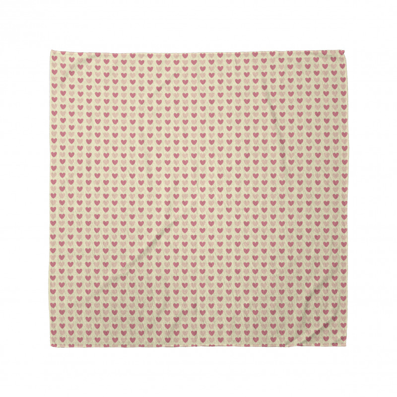 Hearts in Soft Colors Bandana