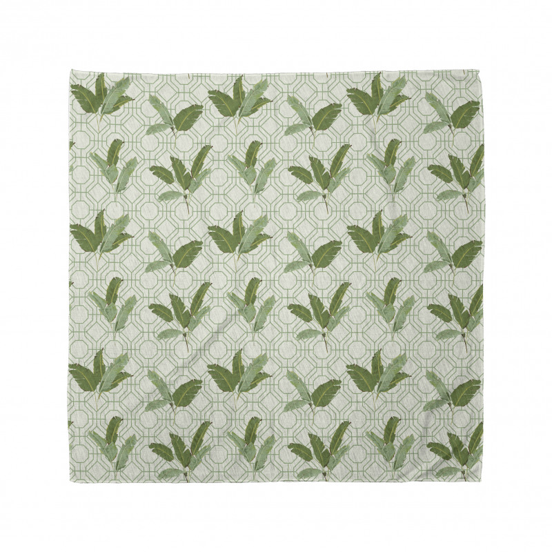 Palm Leaves Geometric Bandana