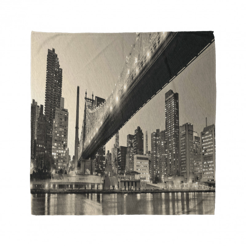 NYC Night Bridge View Bandana