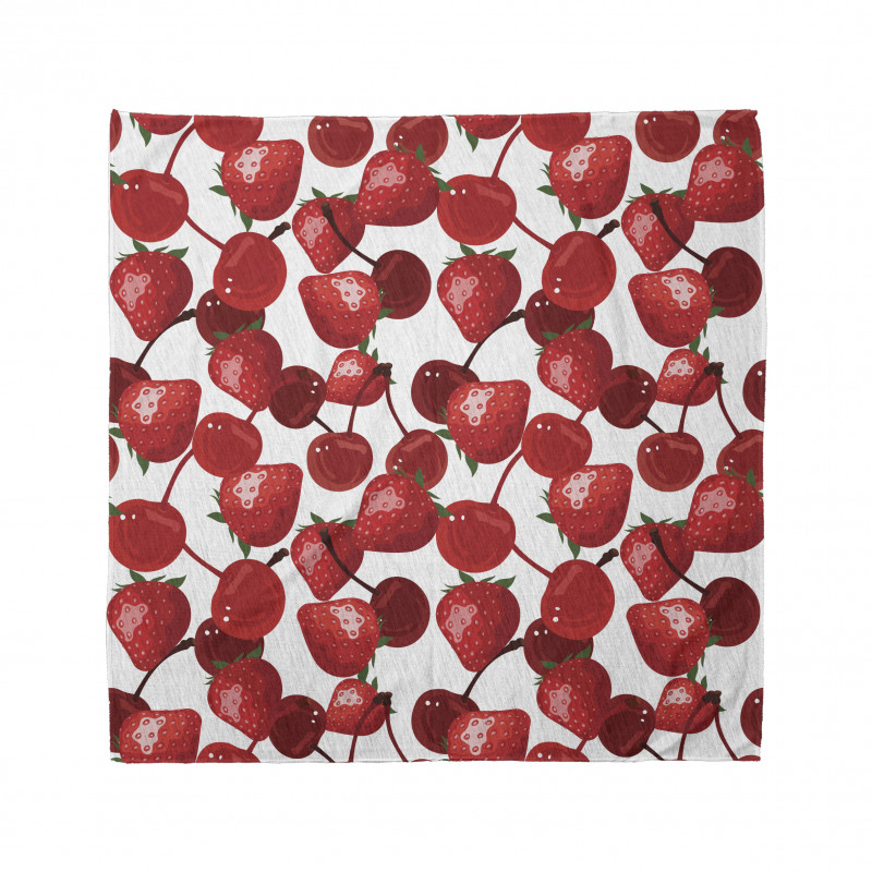 Cherry Picnic Spring Fruits Bandana