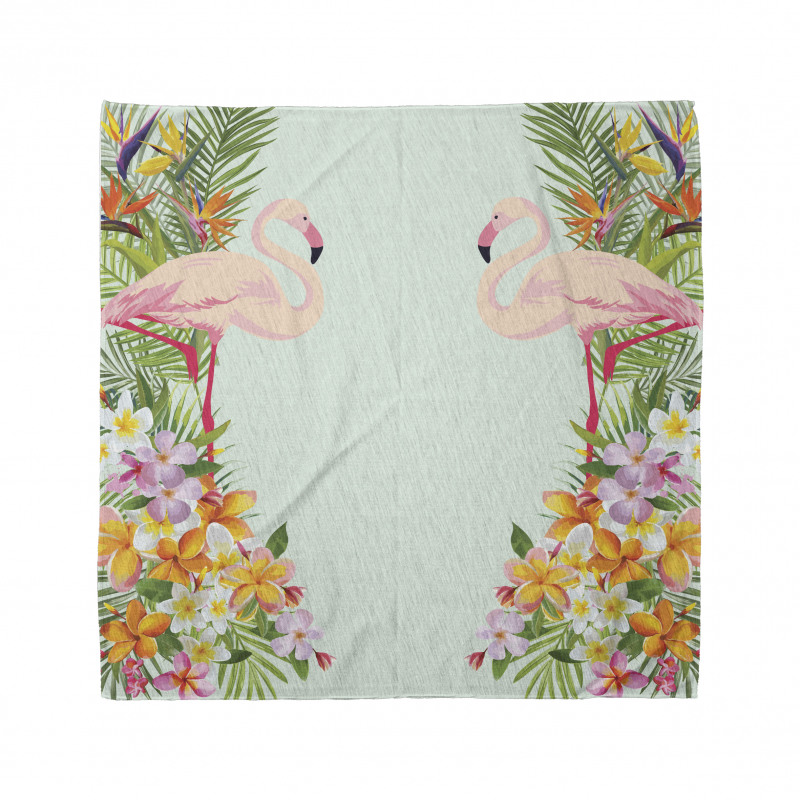 Tropic Flowers Animals Bandana