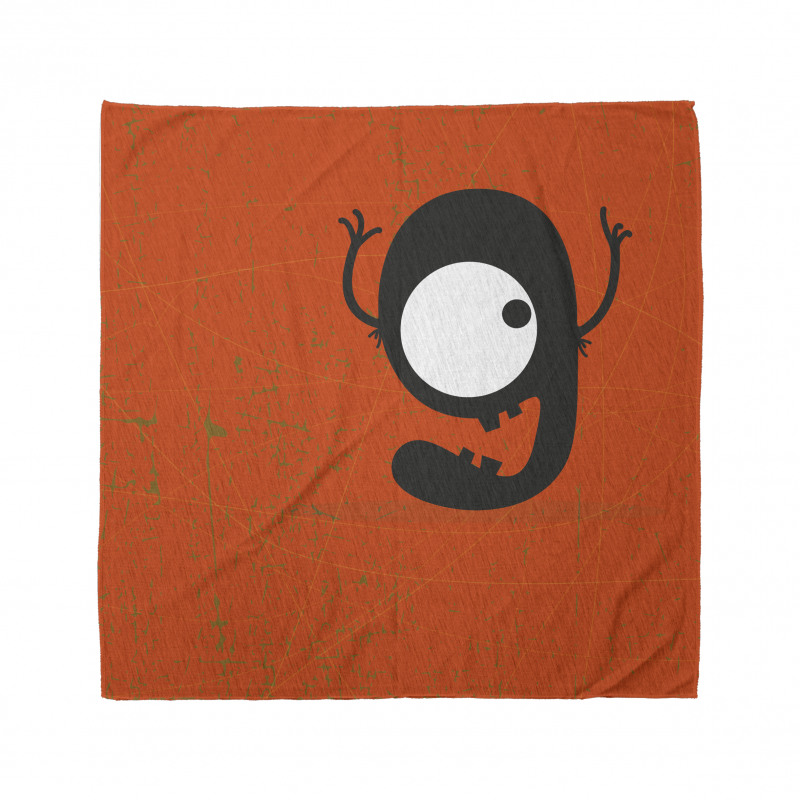 Cartoon Letter G Monster Bandana