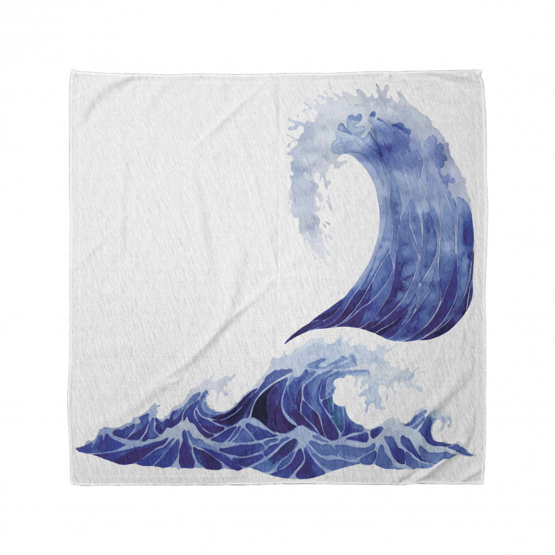 Aquatic Storm Blue Waves Bandana