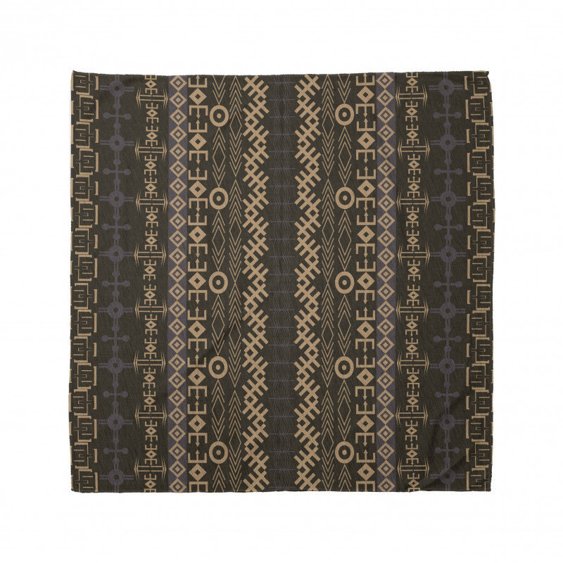 Etnik Bandana Klasik Vintage Geometrik Kilim Desenli