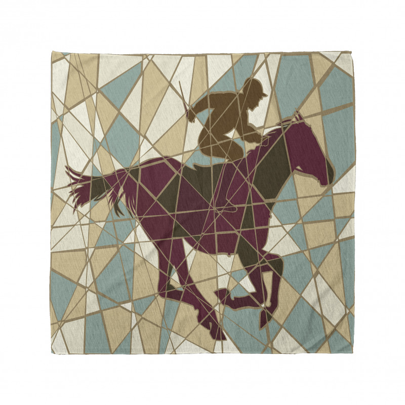 Stable Jockey Silhouette Bandana