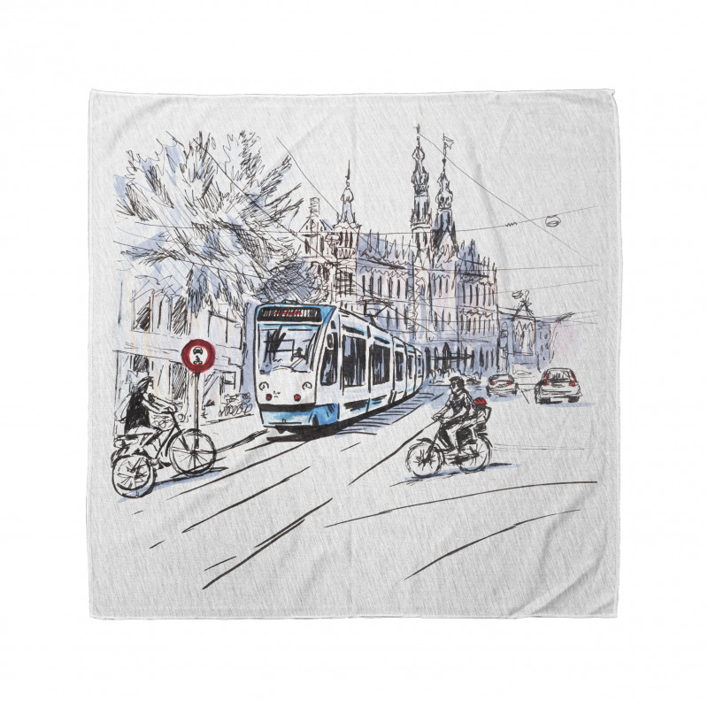 Urban Bandana Tramvay Desenli