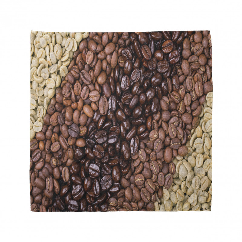 Coffee Beans Stripes Bandana