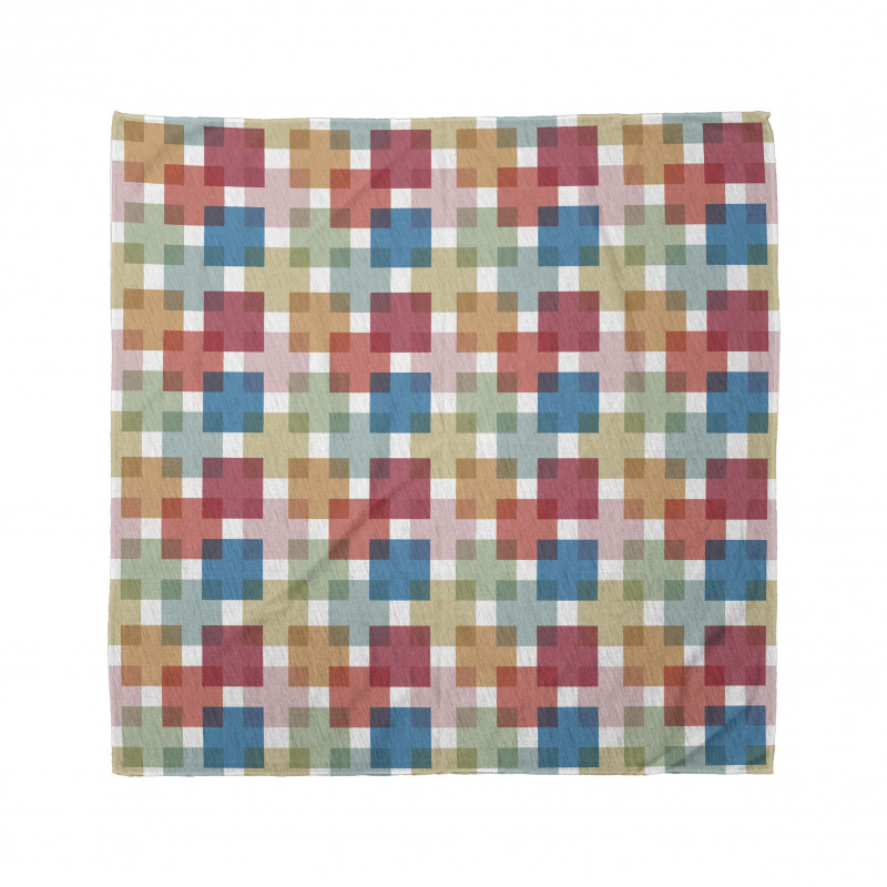 Geometrik Bandana İç İçe Dikdörtgenler