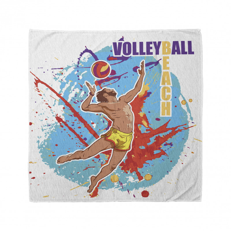 Spor Bandana Plaj Voleybolu Desenli