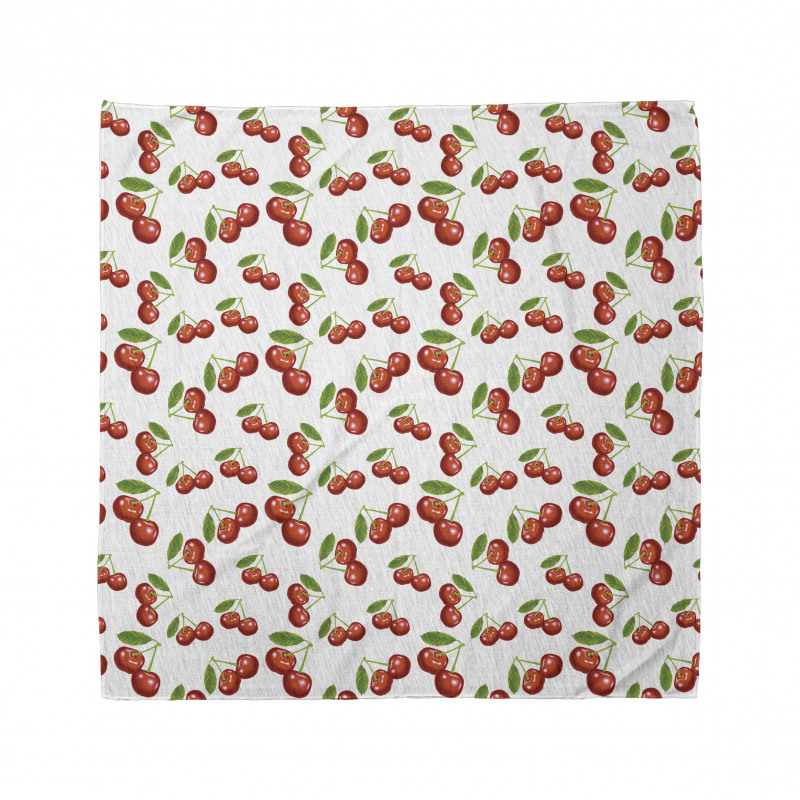 Cherry Fruit Pattern Bandana