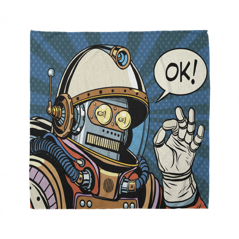 Futuristic Comics Robot Bandana