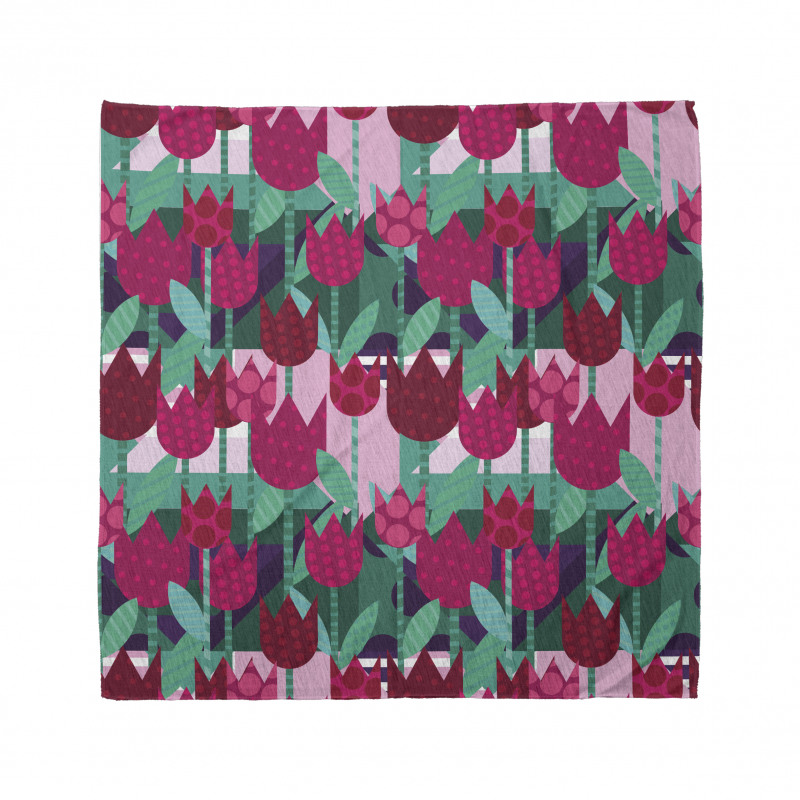 Abstract Tulips Flowers Bandana