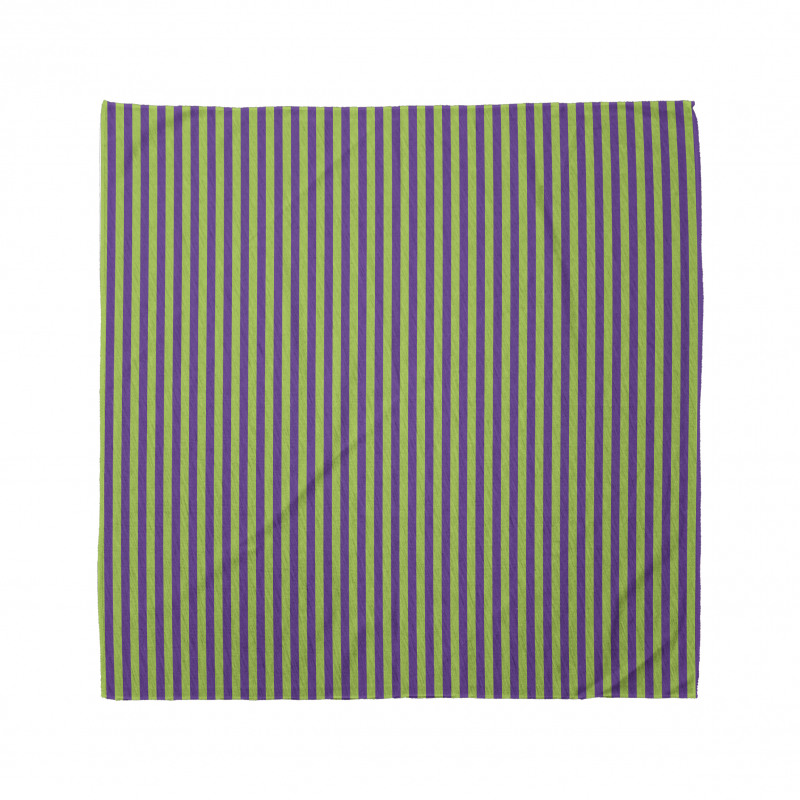 Blue Green Bold Stripes Bandana