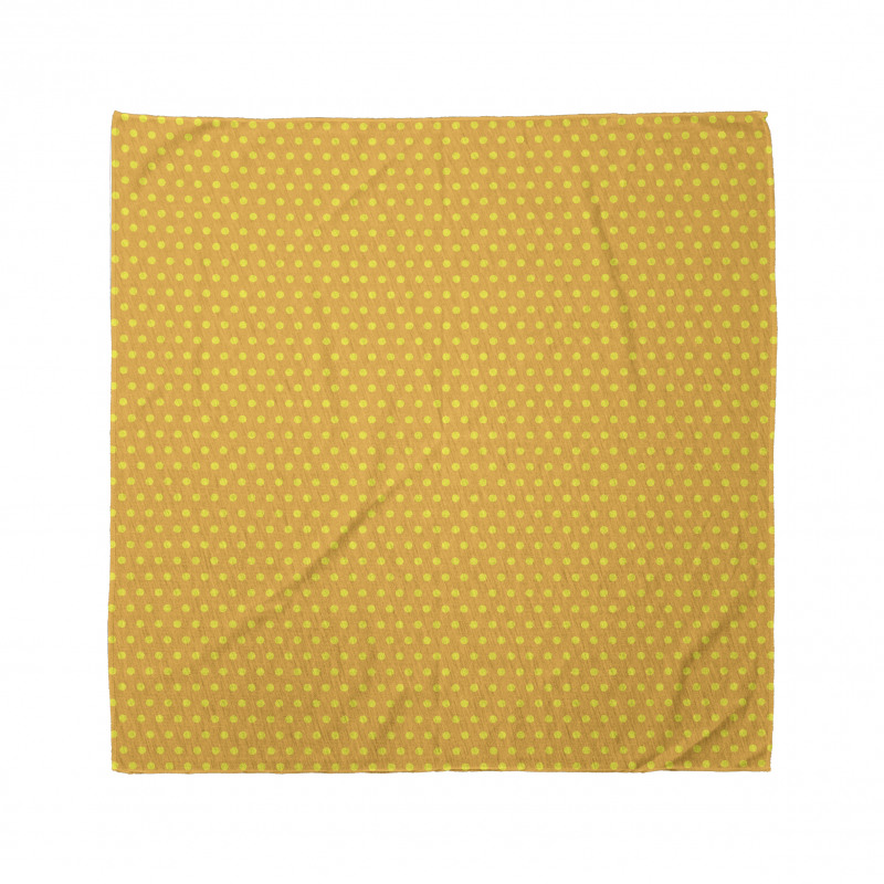 Vintage Dots Marigold Bandana