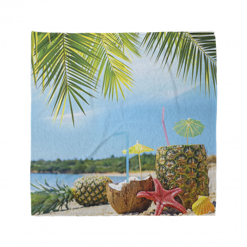 Coconut Pineapple Summer Bandana