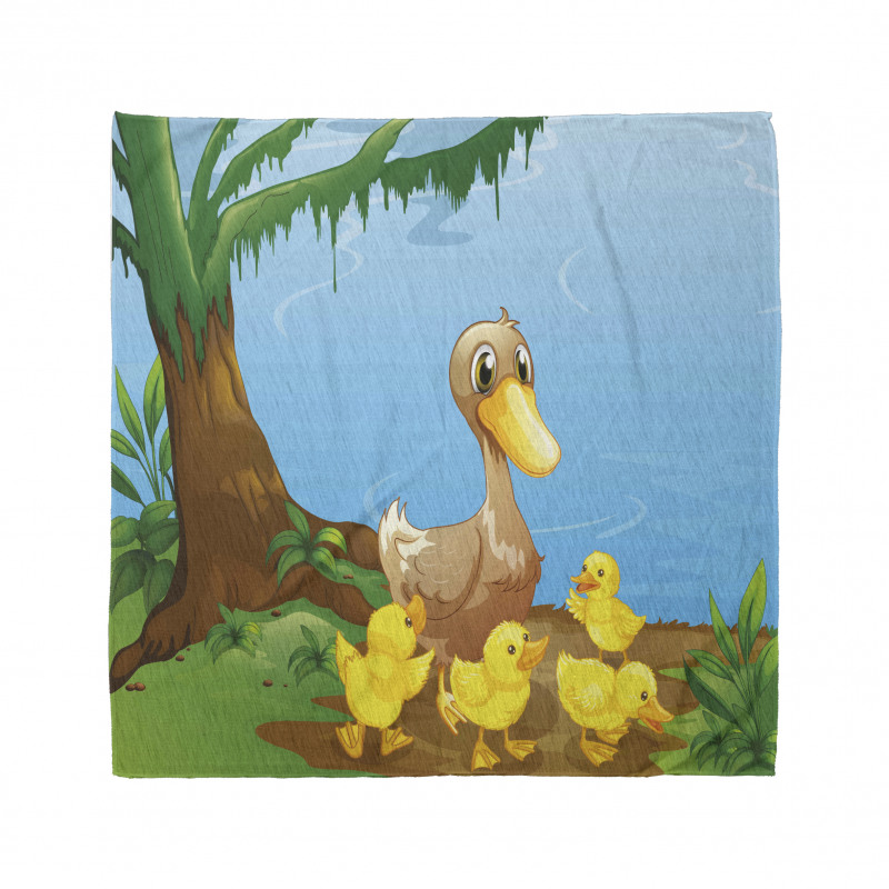 Duck and Ducklings Bandana