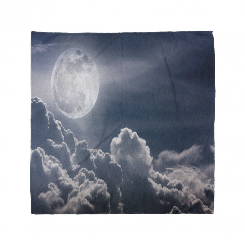 Celestial Photo Full Moon Bandana