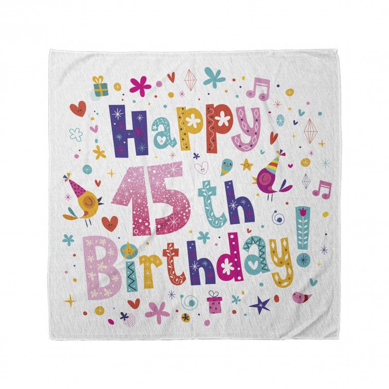 Teenage Girl Birthday Bandana