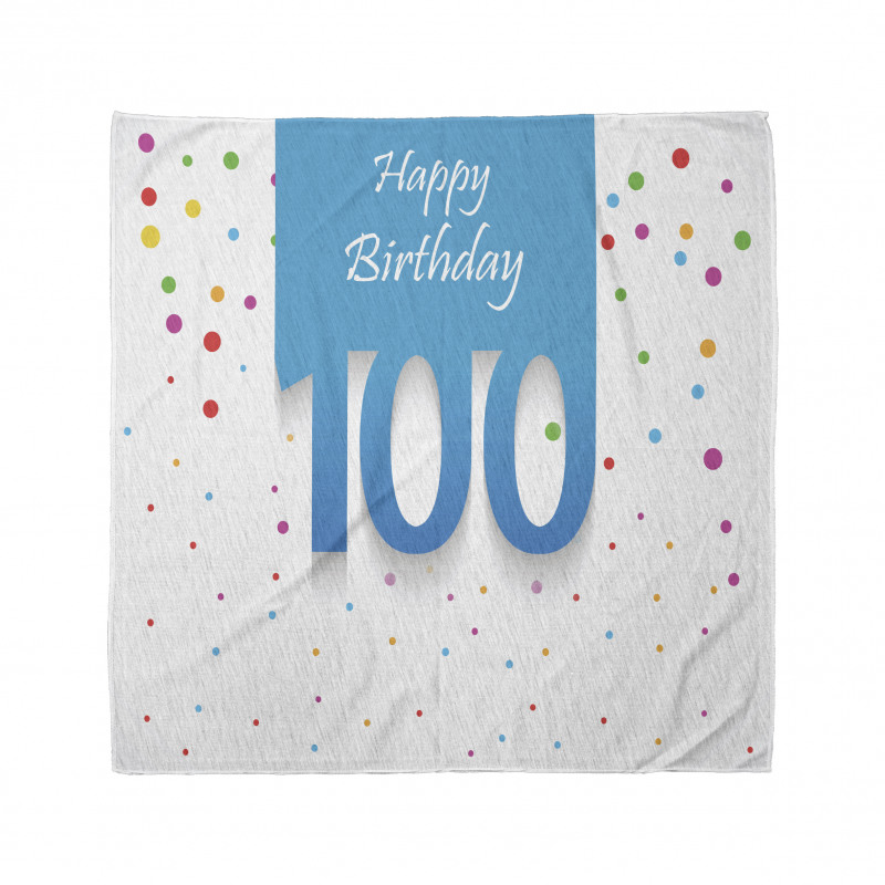100 Years Birthday Bandana