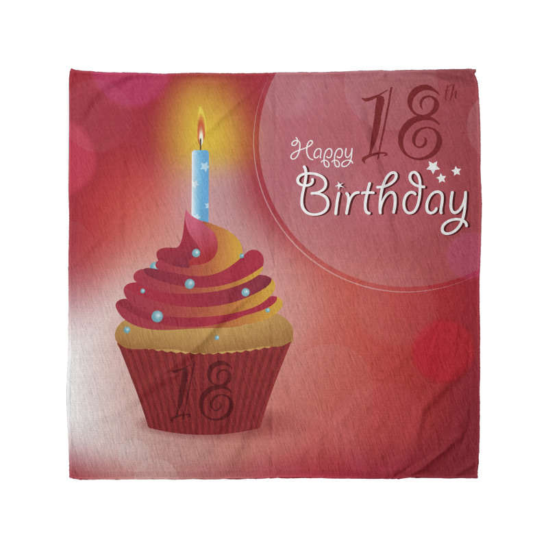 Cupcake Candles 18 Bandana