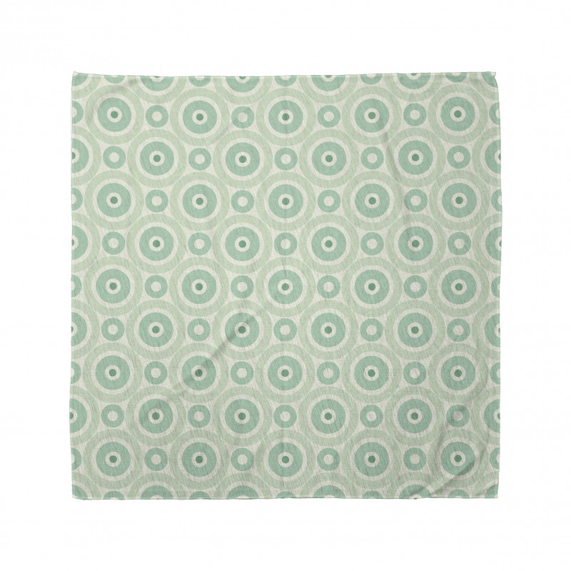 Retro Circles Geometric Bandana