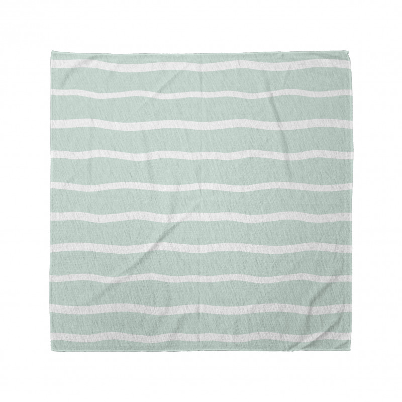 Wavy Lines White Striped Bandana