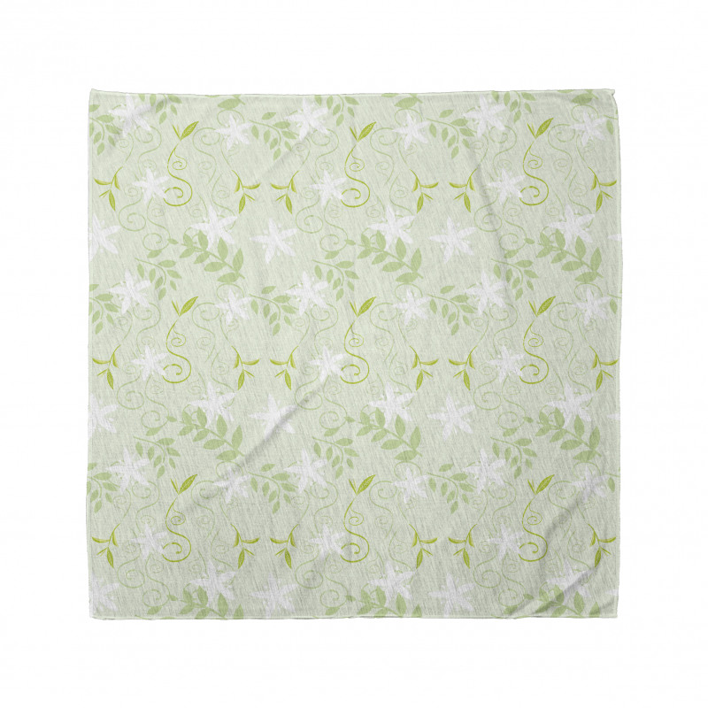 Swirls Floral Branches Bandana