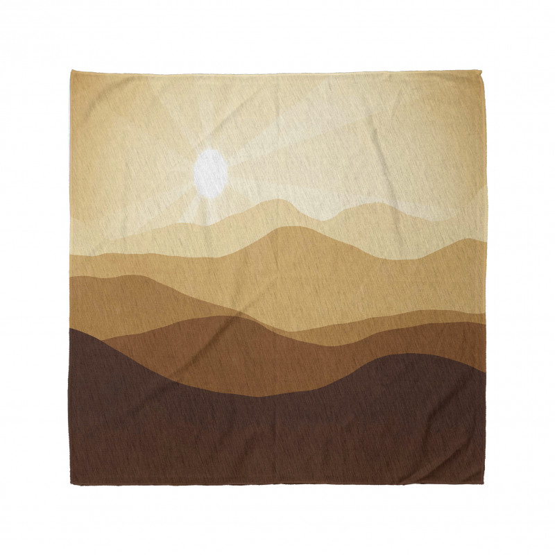 Abstract Sunrise Mountains Bandana