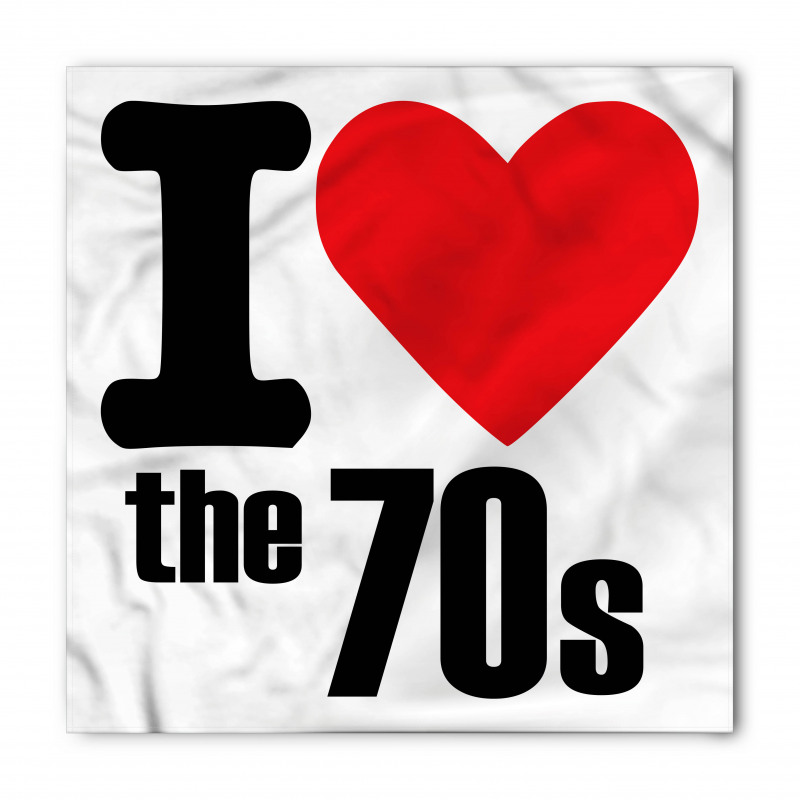 Retro Bandana 70'leri Seviyorum