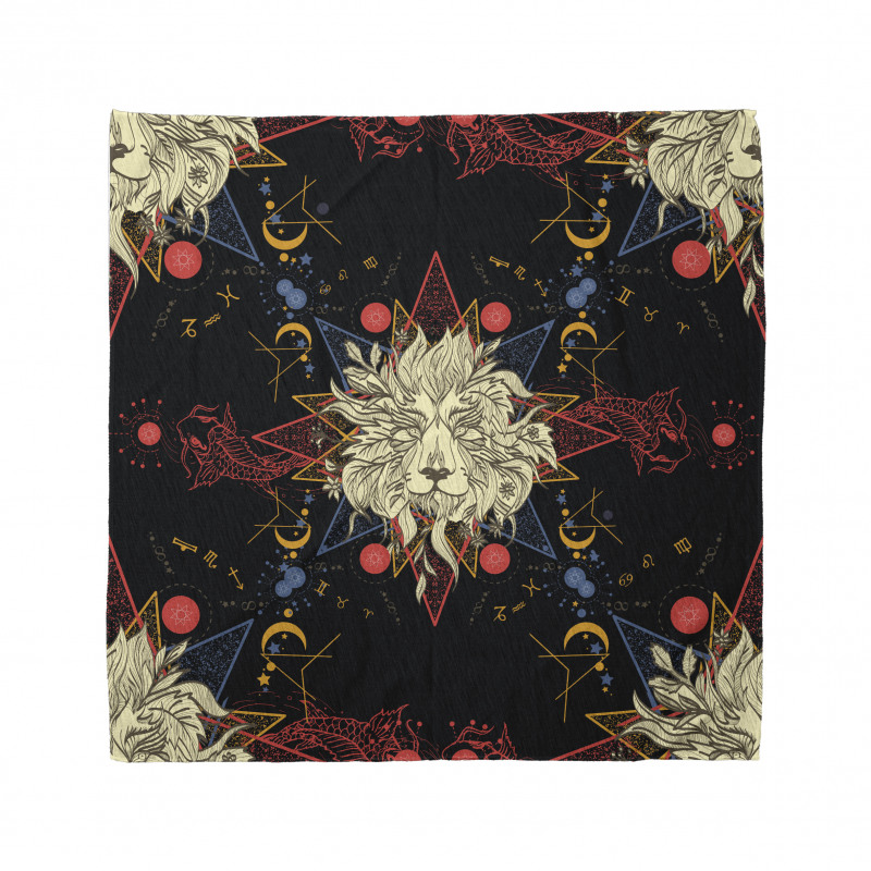 Medieval Mystic Lion Bandana