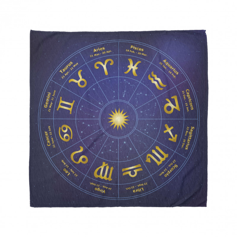 Astroloji Bandana Mavi Sarı Burçlar Yıldız