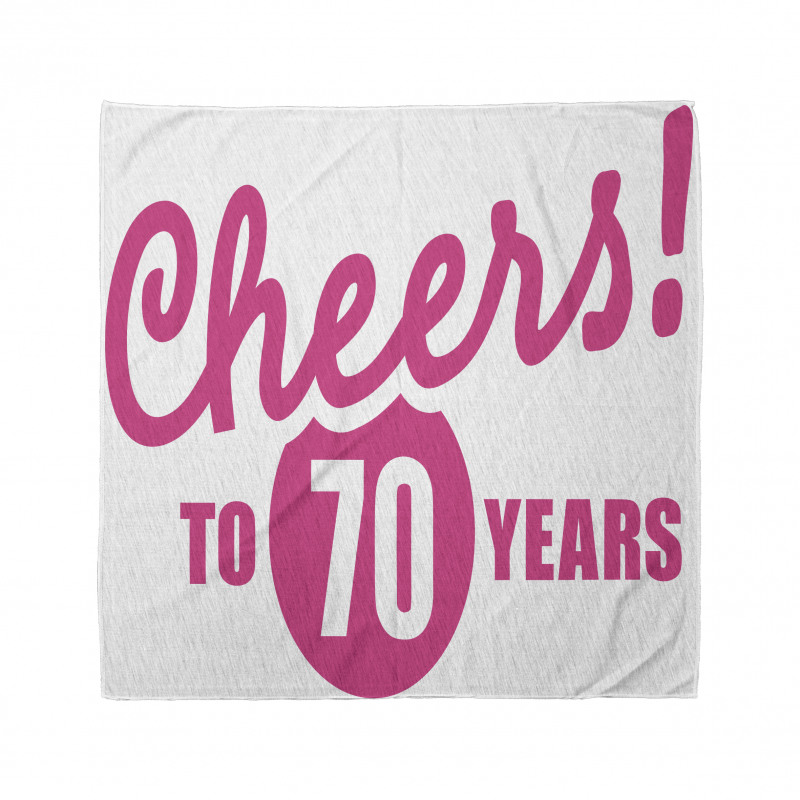 Cheers to 70 Years Bandana