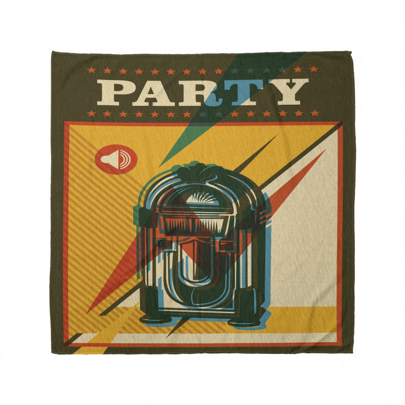 Retro Old Music Jukebox Bandana