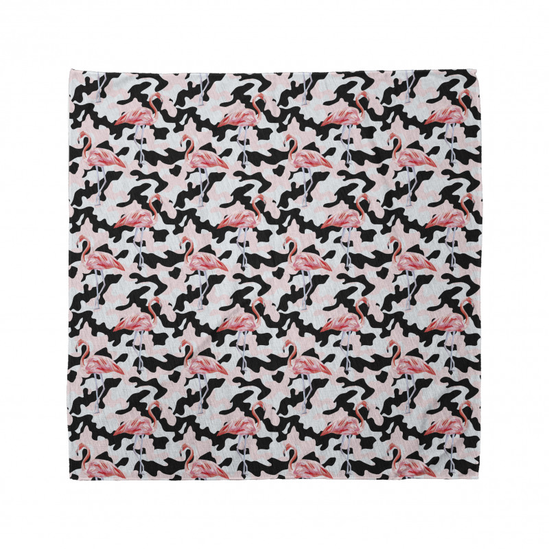 Kamuflaj Bandana Saklı Flamingo Desenli