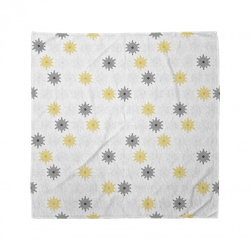 Sun Flowers Dots Bandana