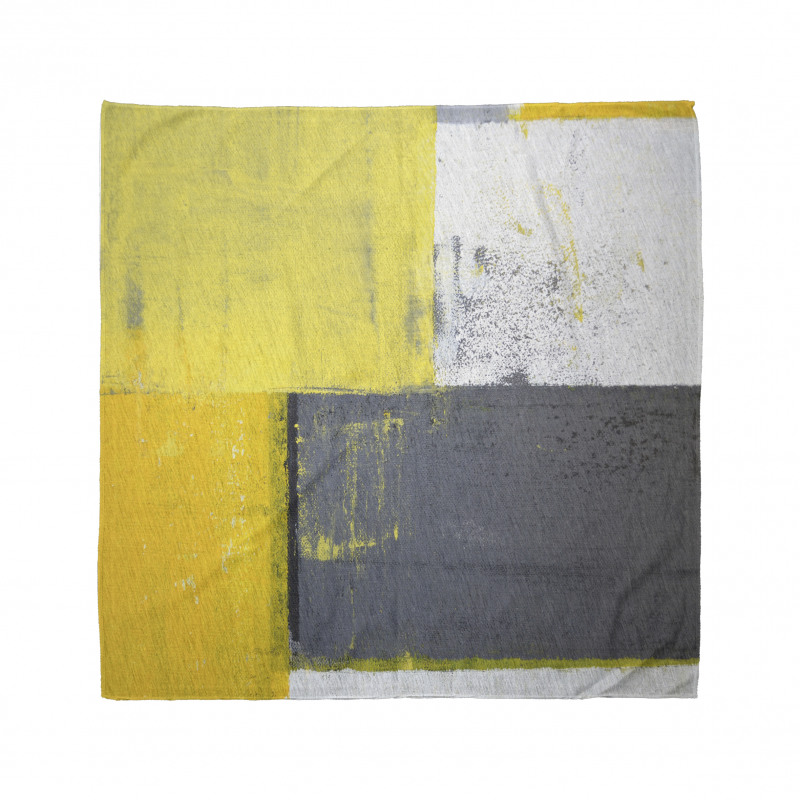 Pale Yellow Squares Bandana