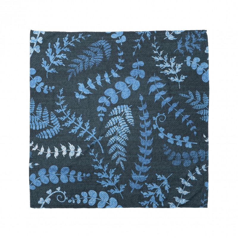 Floral Swirl Leaves Branch Bandana